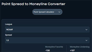 Point Spread Calculator and Betting Odds Tools